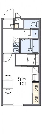 レオパレスＣＥＤＡＲII２８９５０の物件間取画像